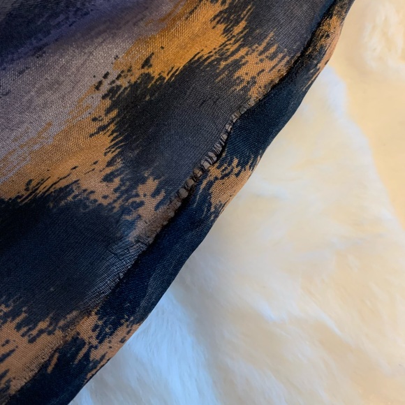 Charlie Jade Abstract Multi-Color Silk Maxi Dress - Picture 9 of 16